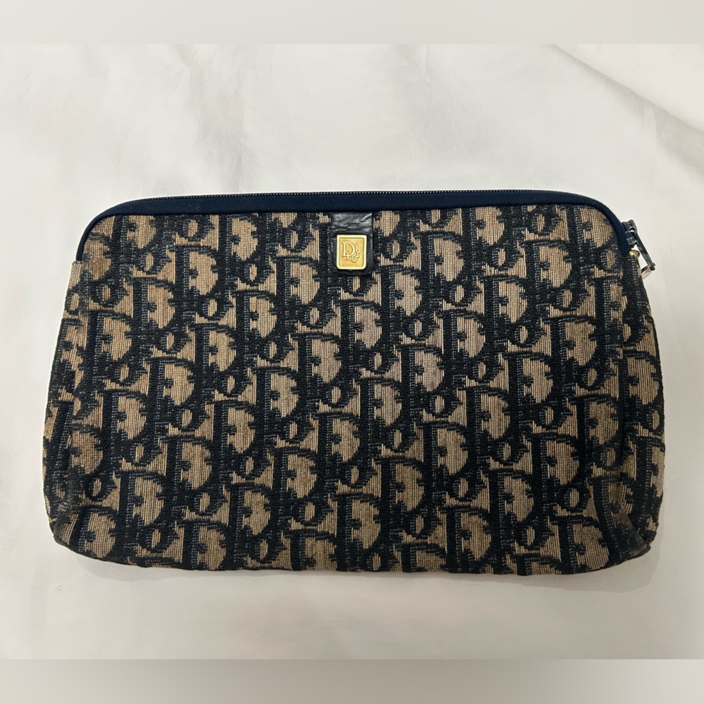 Dior Black canvas pouch